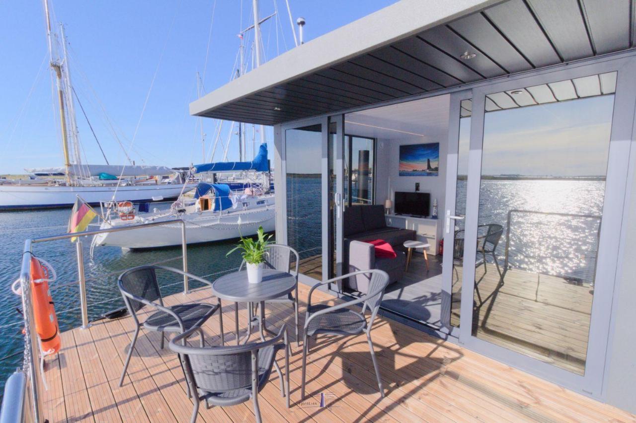 Hausboot Fjord Lacerta Mit Dachterrasse In Wendtorf Экстерьер фото